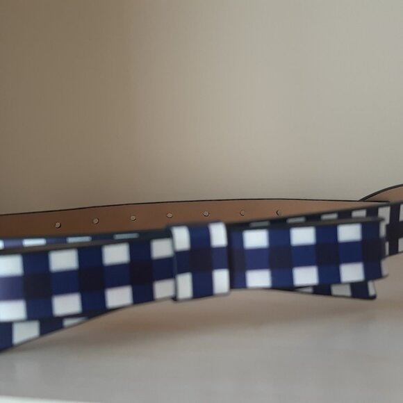 KATE SPADE - Leather ' Check Me Out' Belt - Size M - Picture 6 of 7